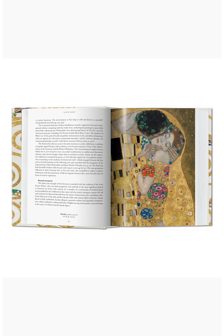 Gustav Klimt The Complete Paintings Book, Alternate, color, Metallic Gold