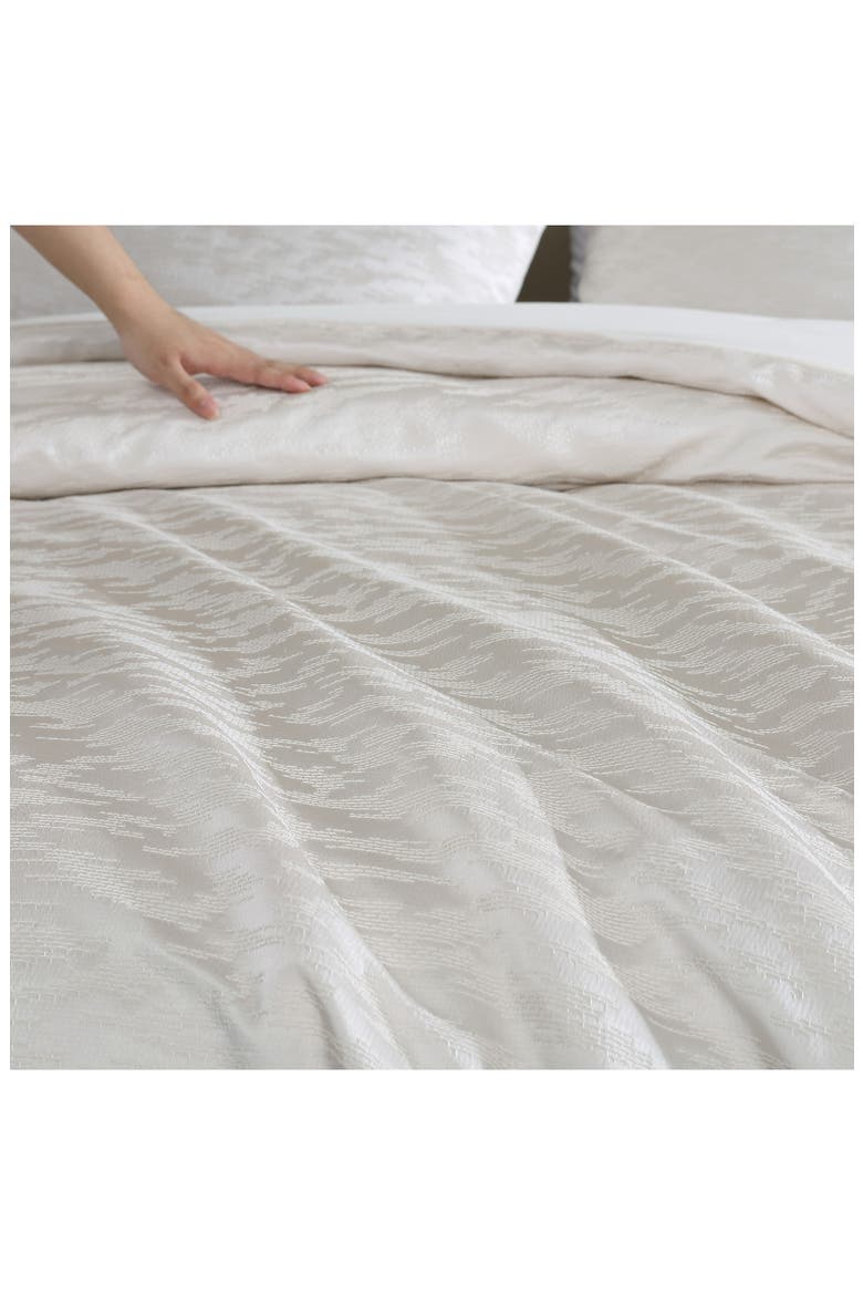 Illusion 3-Piece Comforter & Shams Set, Alternate, color, PORCELAIN