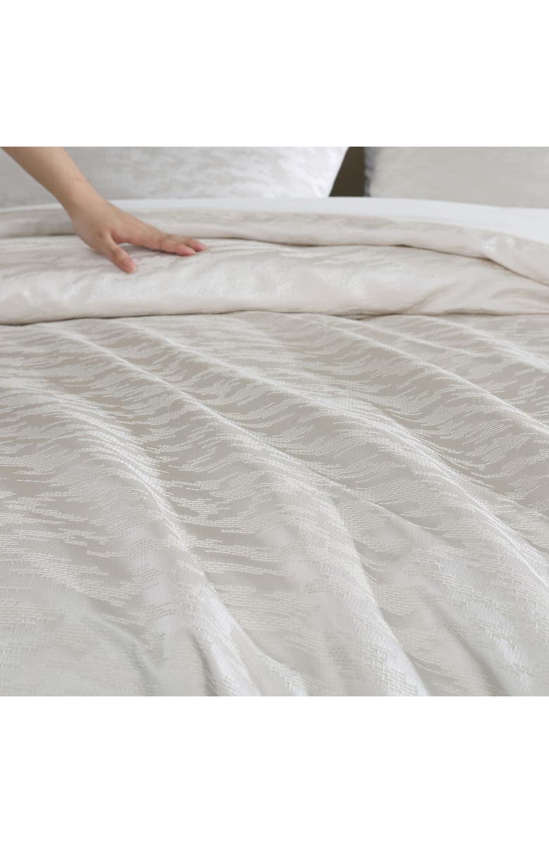 Vera Wang Illusion 3-Piece Comforter & Shams Set, Alternate, color, Porcelain