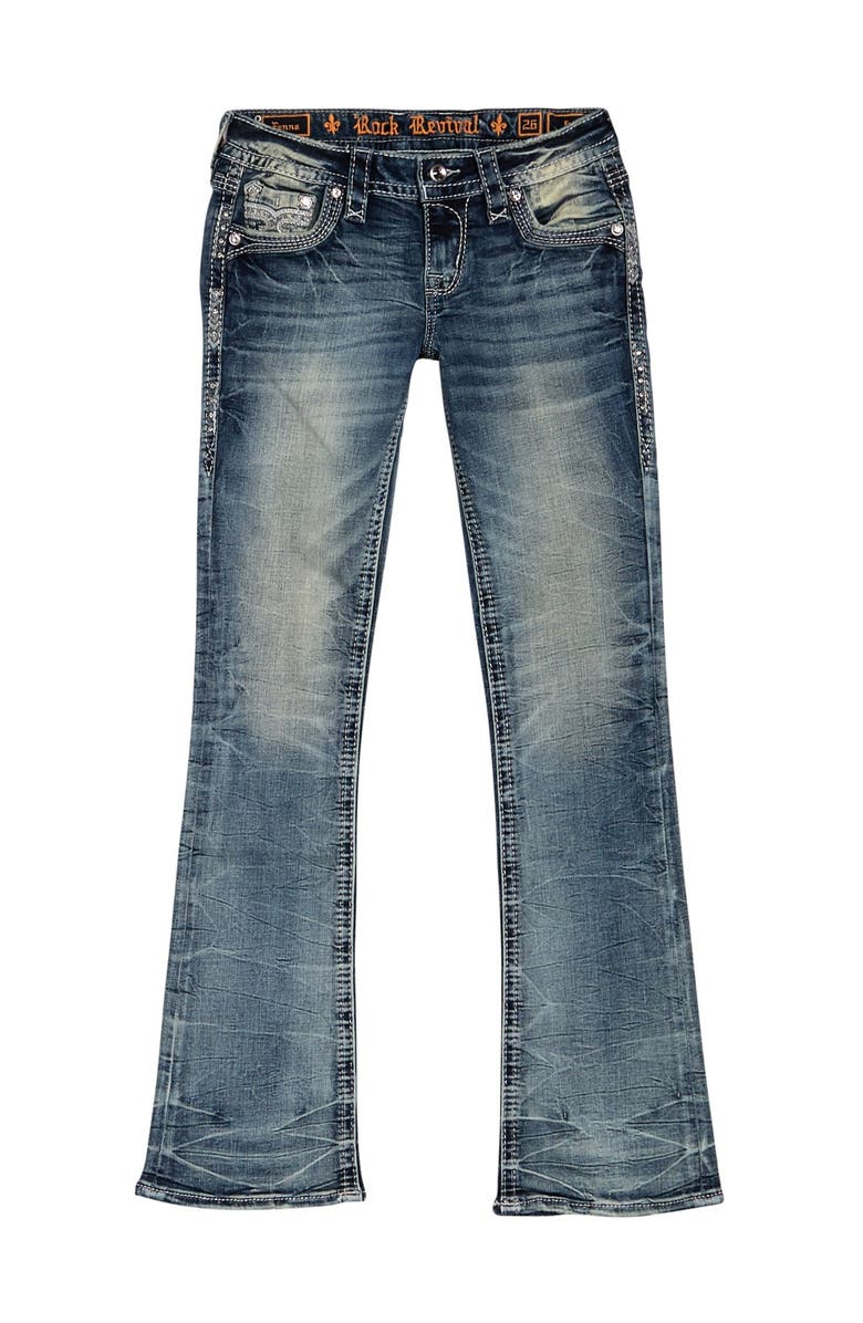 Rock Revival Bootcut Jeans, Main, color, 
