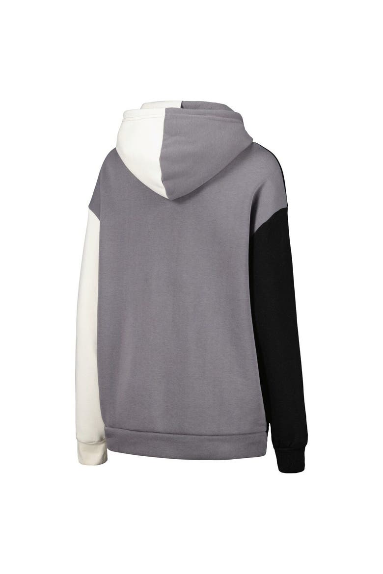 Women's Gameday Couture Black UCF Knights Hall of Fame Colorblock Pullover Hoodie, Alternate, color, Gray