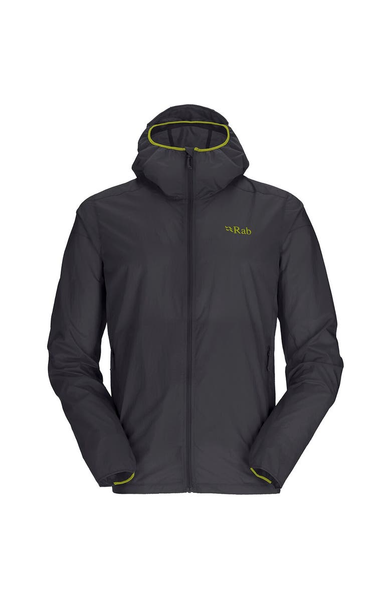 Rab Vital Windshell Hooded Jacket - Men's, Alternate, color, Graphene
