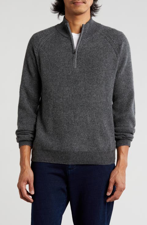 Rib Cashmere Pullover
