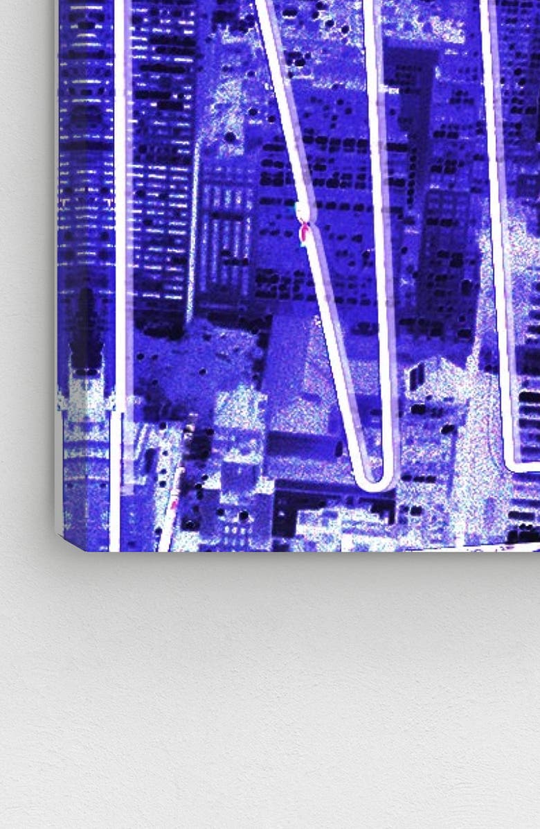 Oliver Gal Neon New York City Canvas Wall Art, Alternate, color, 