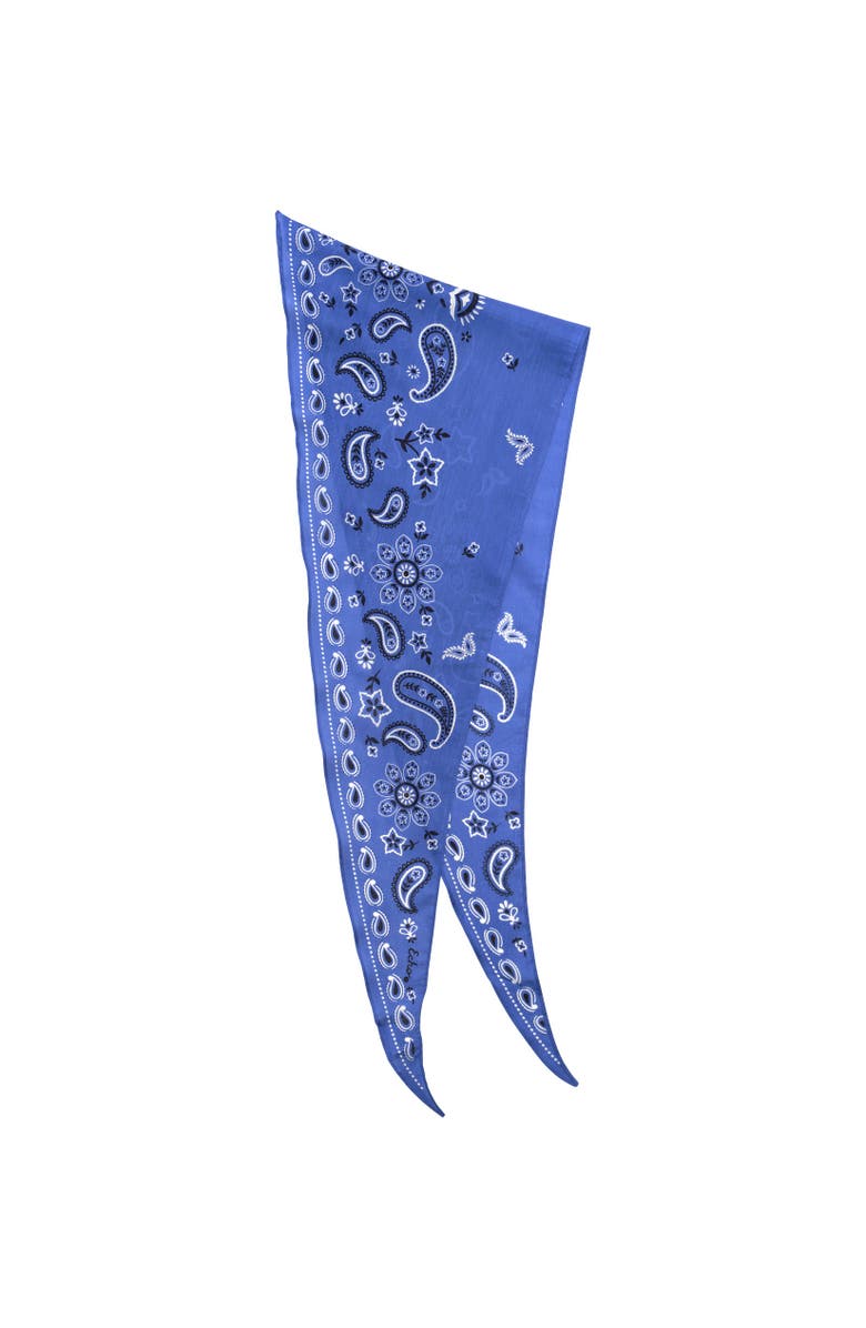 Echo Bandana Triangle Scarf, Main, color, Ultramarine
