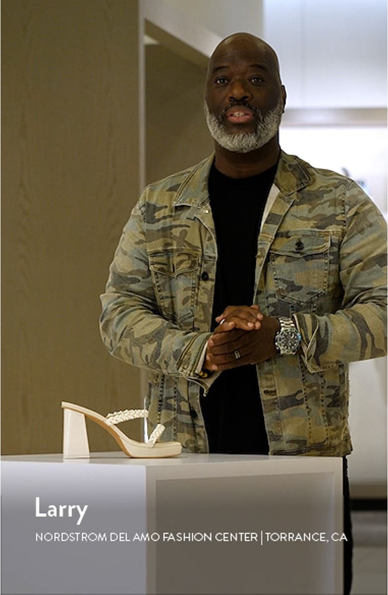 Ariele Imitation Pearl Platform Sandal, sales video thumbnail