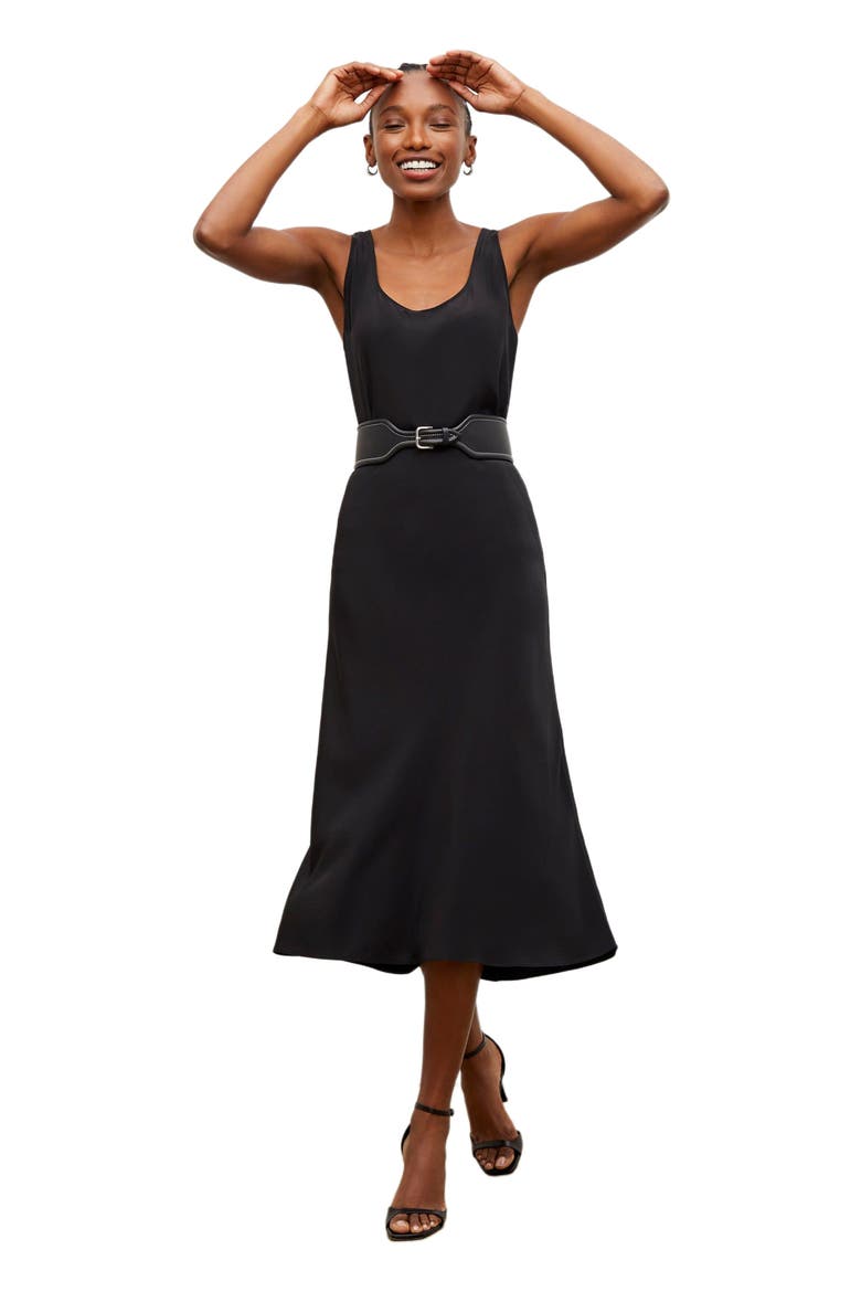 Vicky Tank - Washable Silk, Alternate, color, Black