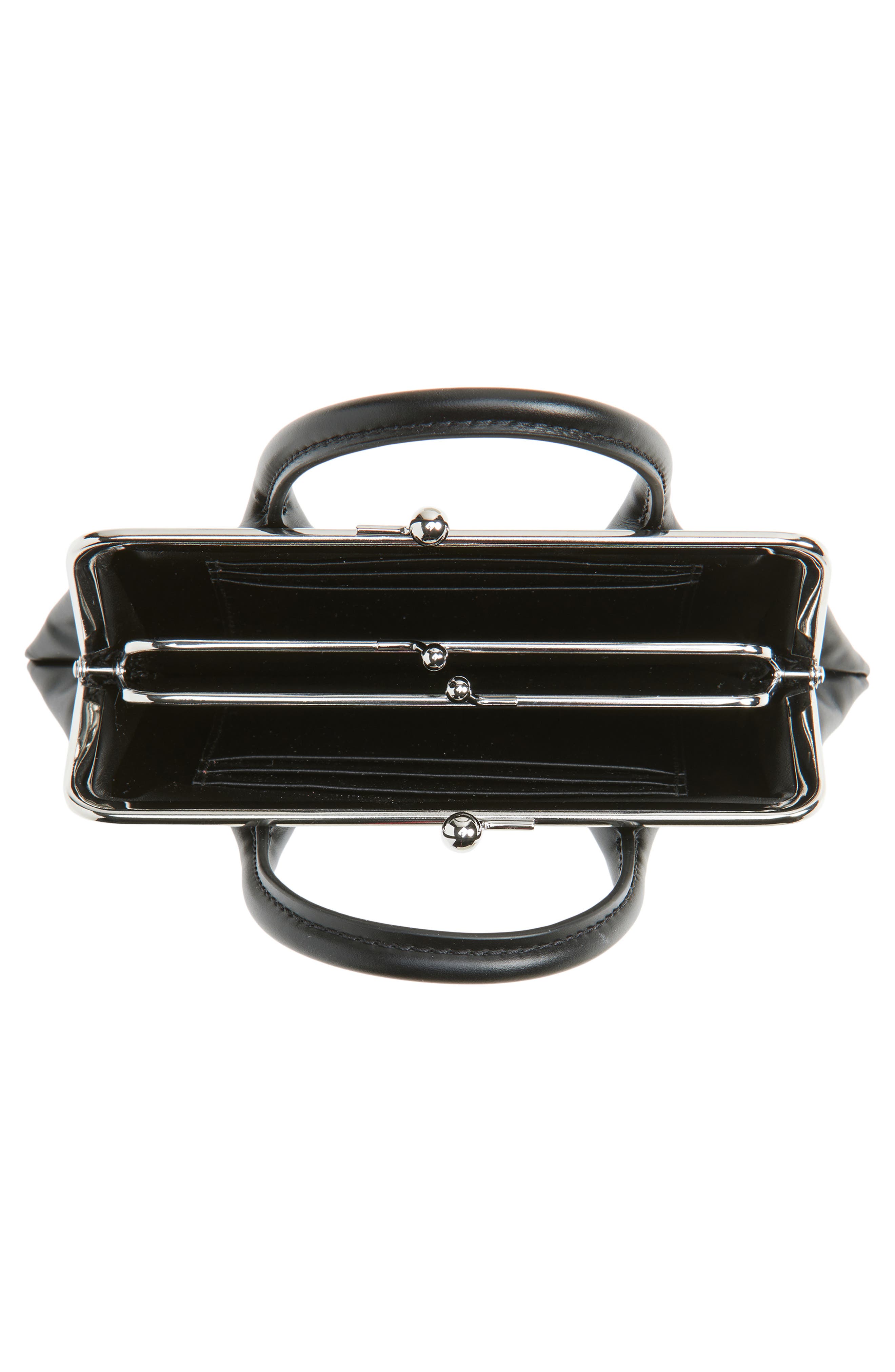 Comme des Garçons Frame Top Handle Bag, Alternate, color, Black
