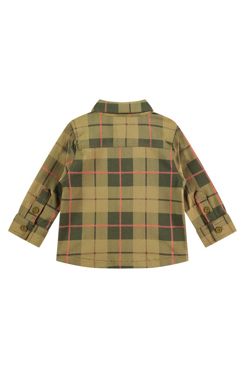 Plaid Button Up Shirt, Alternate, color, Kiwi