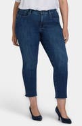 NYDJ Sheri Fray Hem Slim Ankle Jeans