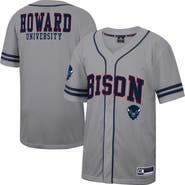 COLOSSEUM Men's Colosseum Gray Howard Bison Free Spirited Baseball Jersey