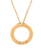 Pre-Owned Cartier Love Pendant Necklace 18K Yellow Gold