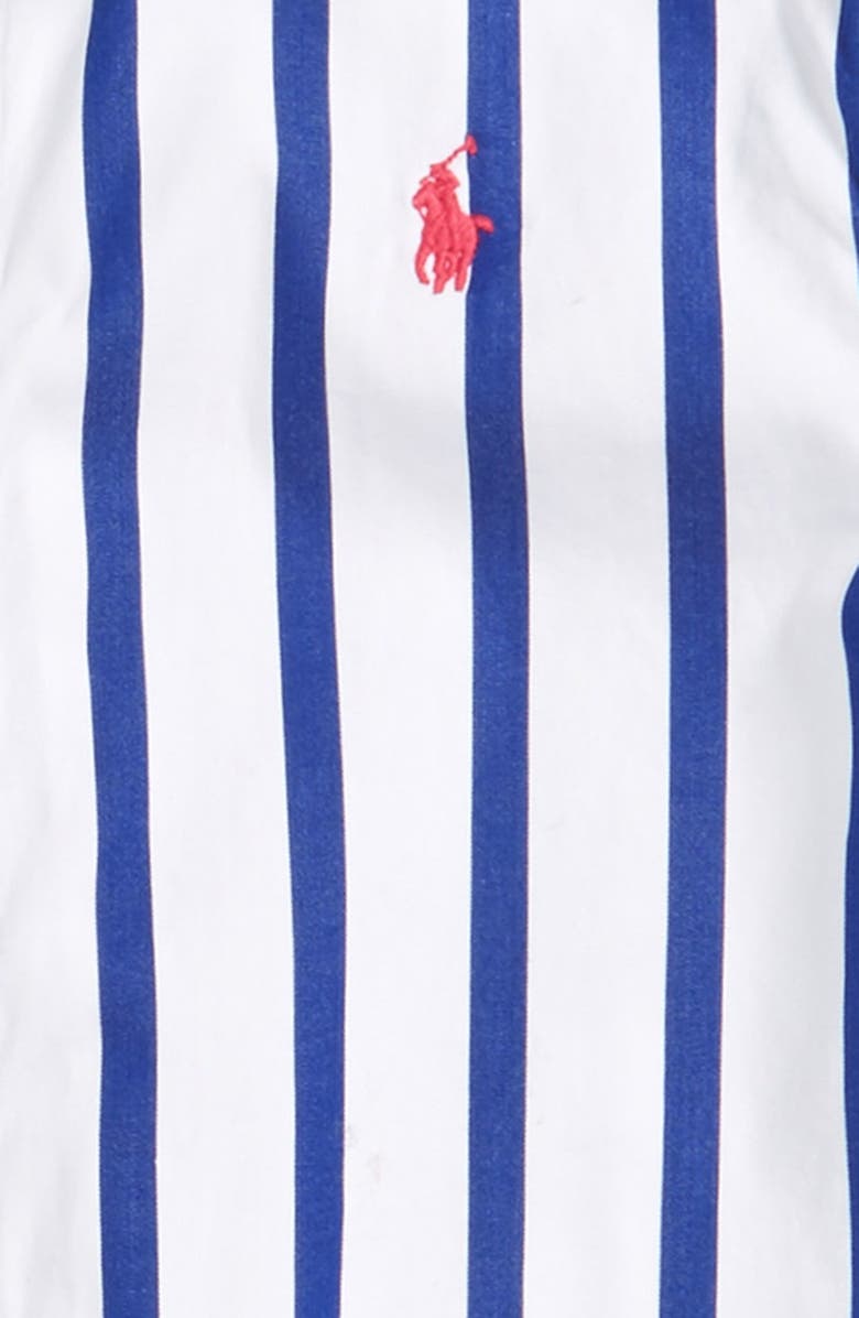 Ralph Lauren Stripe Cotton Poplin Shirt, Alternate, color,