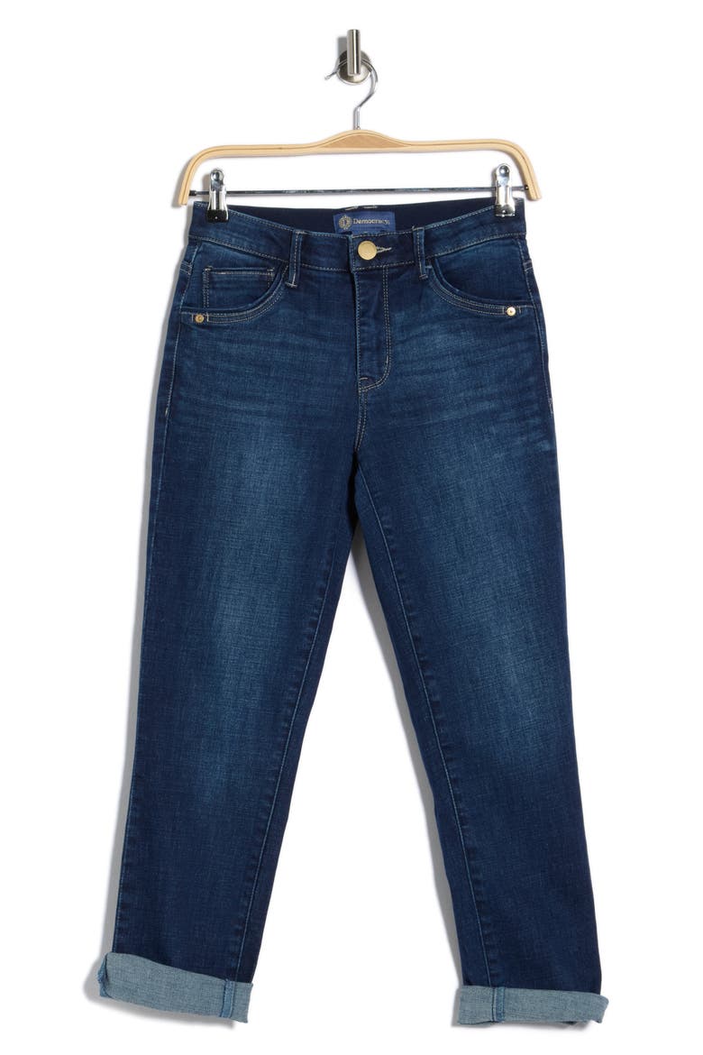 'Ab'Solution Cuffed Skinny Leg Pants, Alternate, color, INDIGO