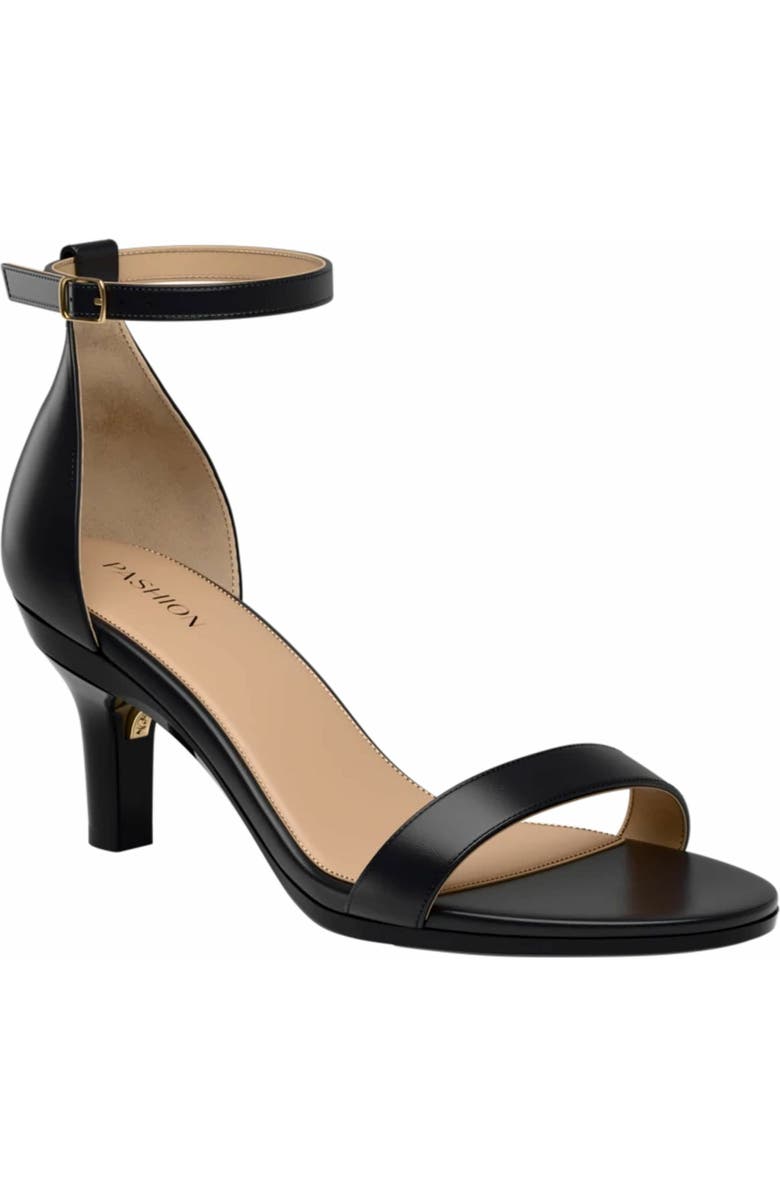 Pashion Footwear The Pashionista 3" Stiletto Heel, Main, color, Coal Leather