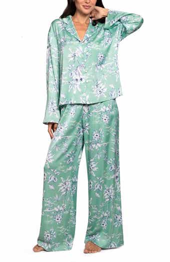 Midnight Bakery Floral Satin Pajamas