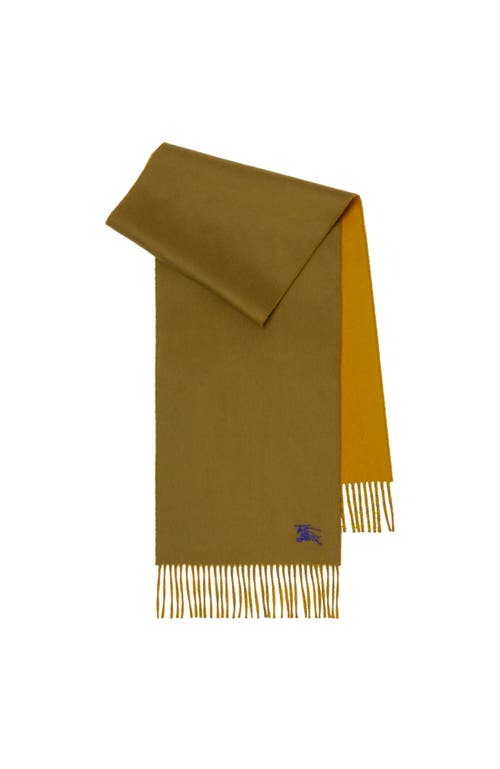 Shop Burberry Reversible Cashmere Scarf