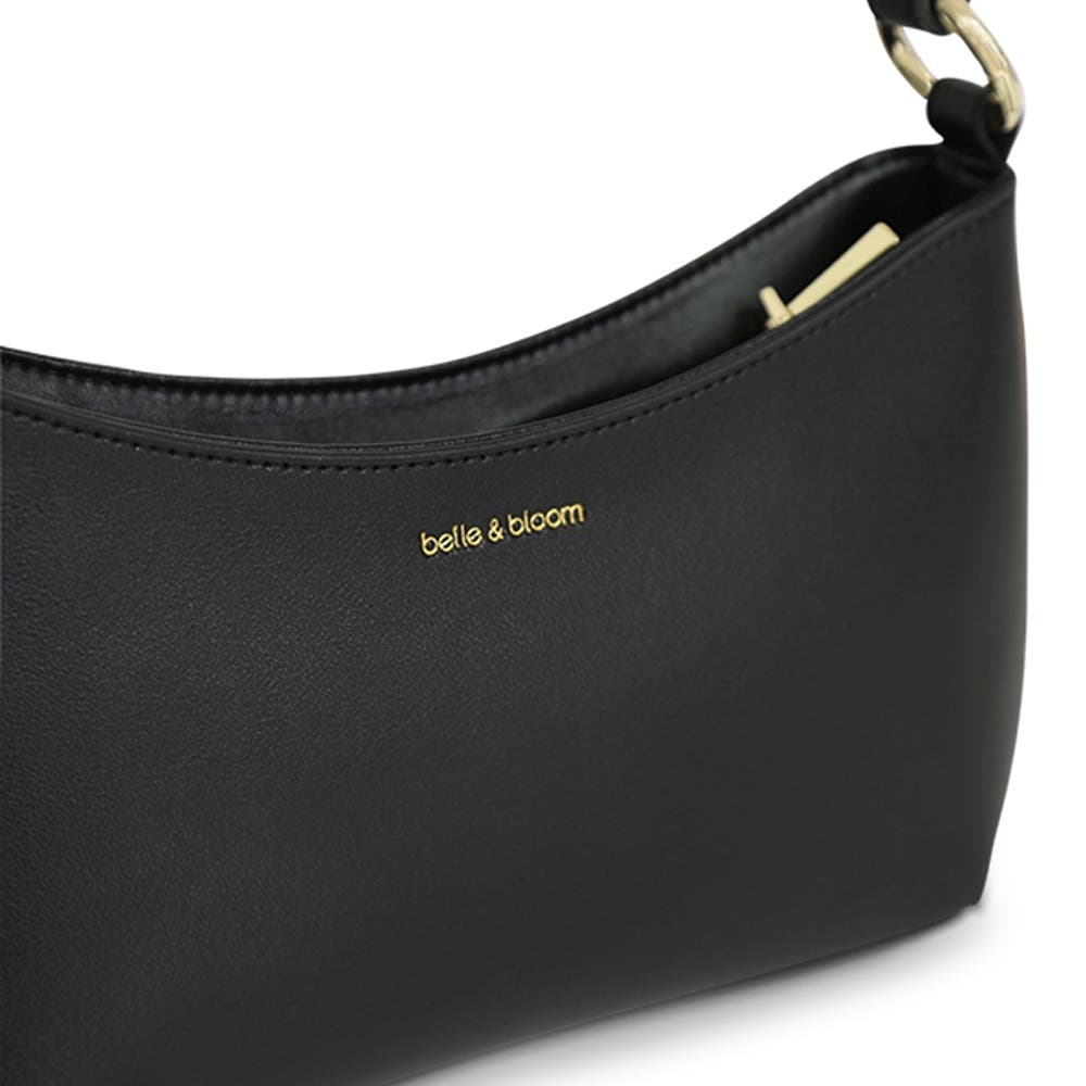 Belle & Bloom Girls Like Us Studded Leather Shoulder Bag, Alternate, color, Black