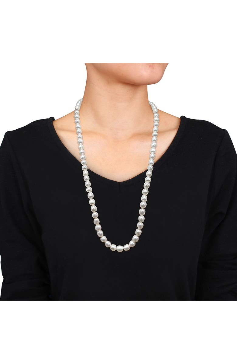 DELMAR Cultured White Pearl Endless Long Necklace, Alternate, color, 