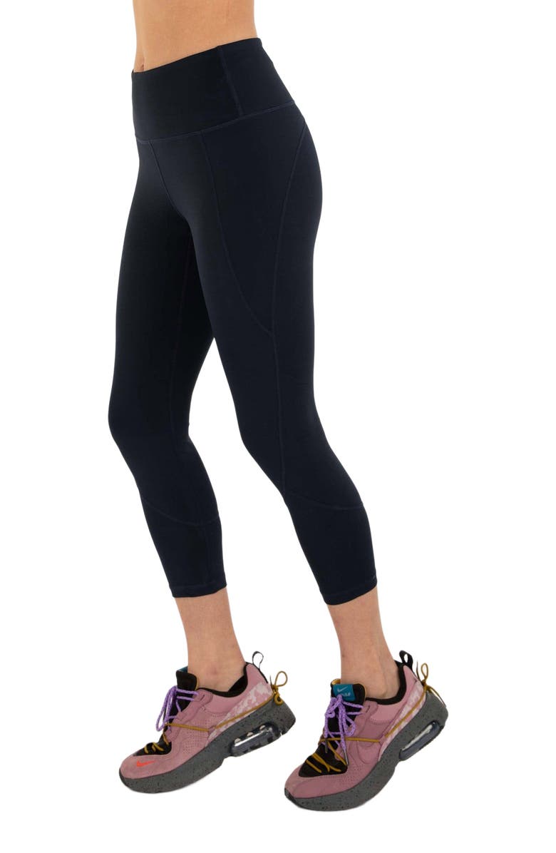Rebody Active Power Up Silkiflex Leggings 21.5", Alternate, color, Cool Navy