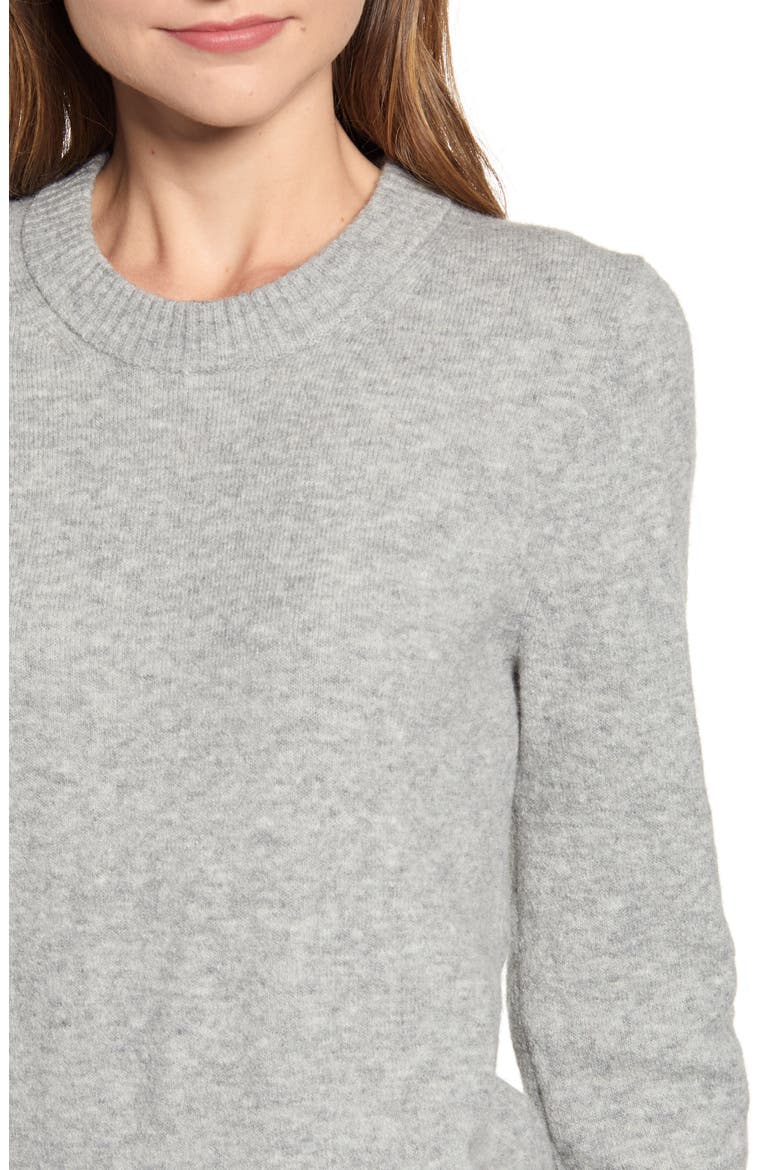 Crewneck Sweater in Super Soft Yarn (Nordstrom Exclusive), Alternate, color, HEATTHR GREY