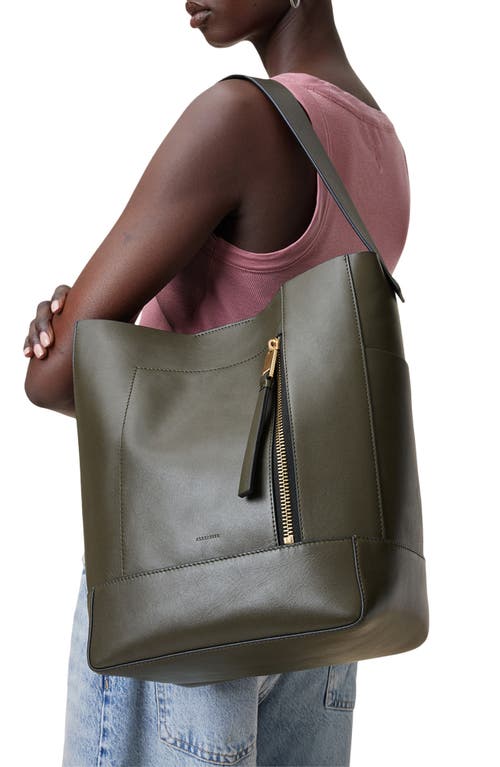 ALLSAINTS ALLSAINTS ALBA LEATHER HOBO BAG 