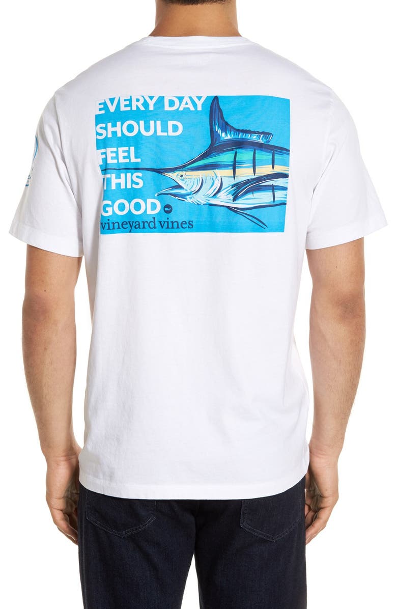 vineyard vines 'Marlin Head' Graphic Pima Cotton T-Shirt, Main, color,