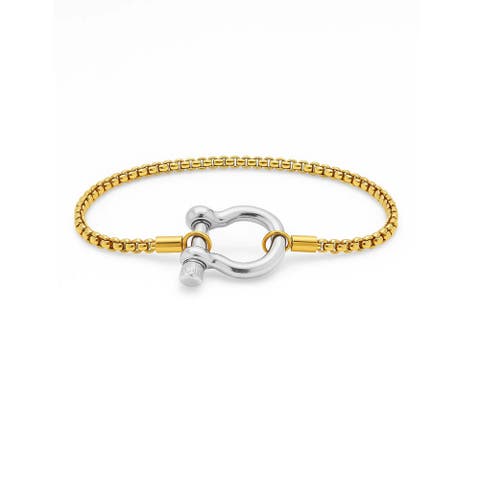 The Lucky Lock Horseshoe Carabiner Clasp Bracelet