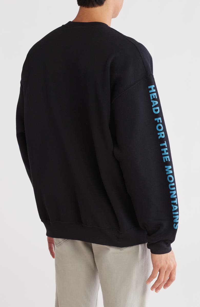 Junk Food Busch Light Country Graphic Sweatshirt, Alternate, color, Black