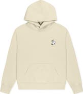 Dalix Heartly Ghost Relaxed Midweight Fleece Pullover Hoodie