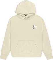 Dalix Heartly Ghost Relaxed Midweight Fleece Pullover Hoodie
