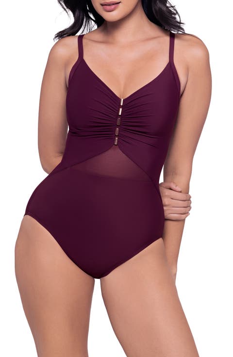 Network News Mariposa Underwire One-Piece Swimsuit