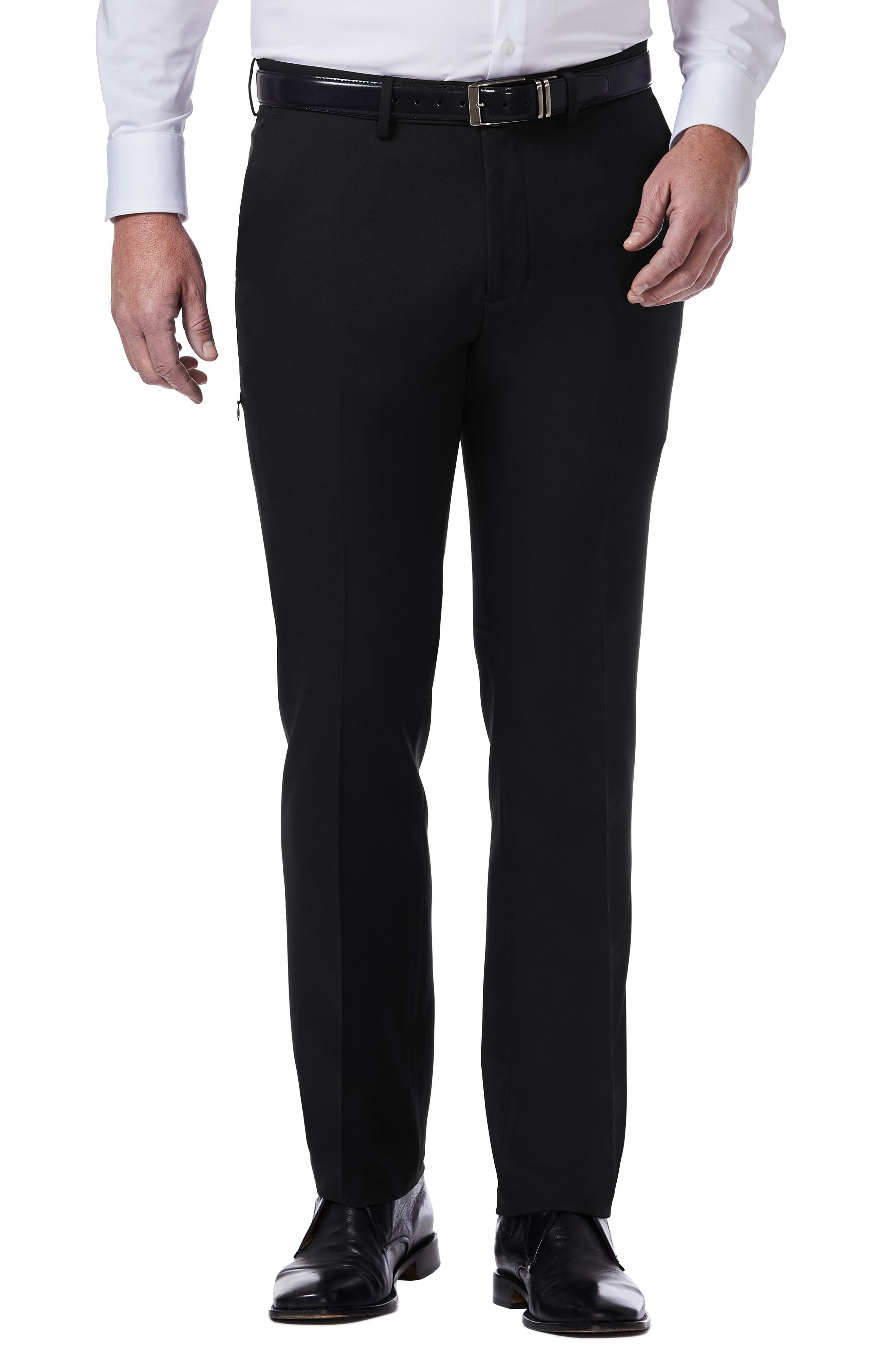 Mini Check Straight Fit Dress Pants