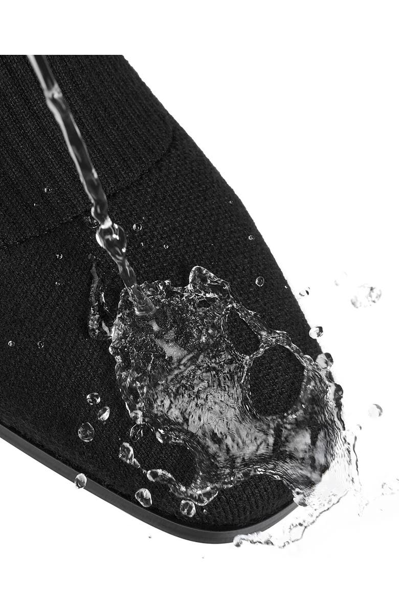 VIVAIA Tara Pro Square-Toe Water Repellent Wool Knee-High Boots, Alternate, color, Black