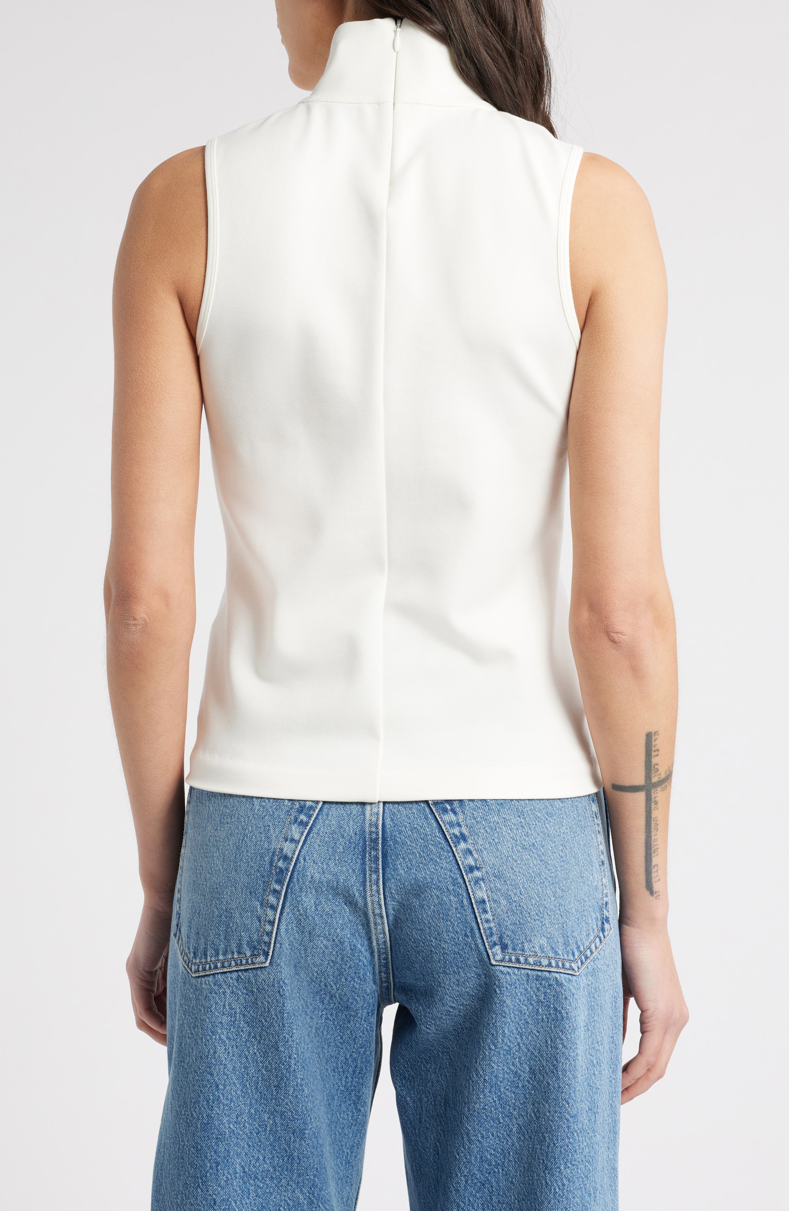 rag & bone Irina Sleeveless Ponte Turtleneck Top (Women) | Nordstrom