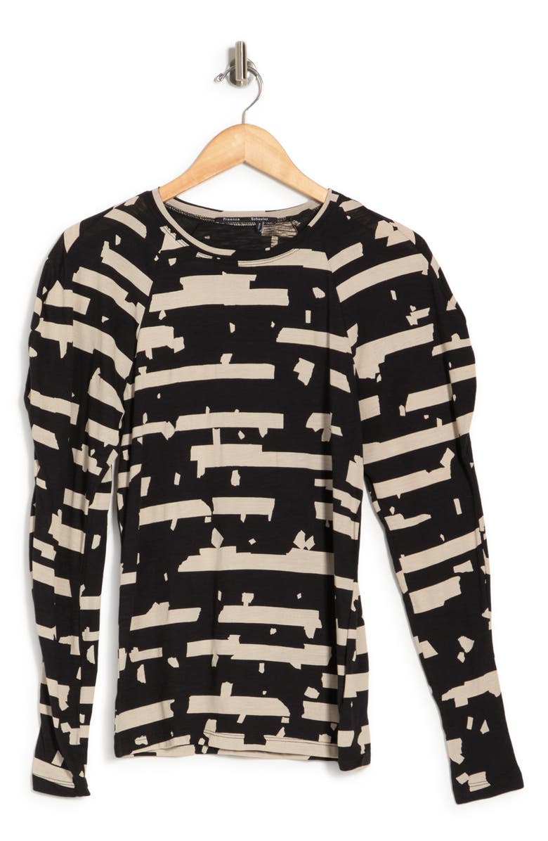 Proenza Schouler Leg Of Mutton Sleeve Jersey Top, Alternate, color,