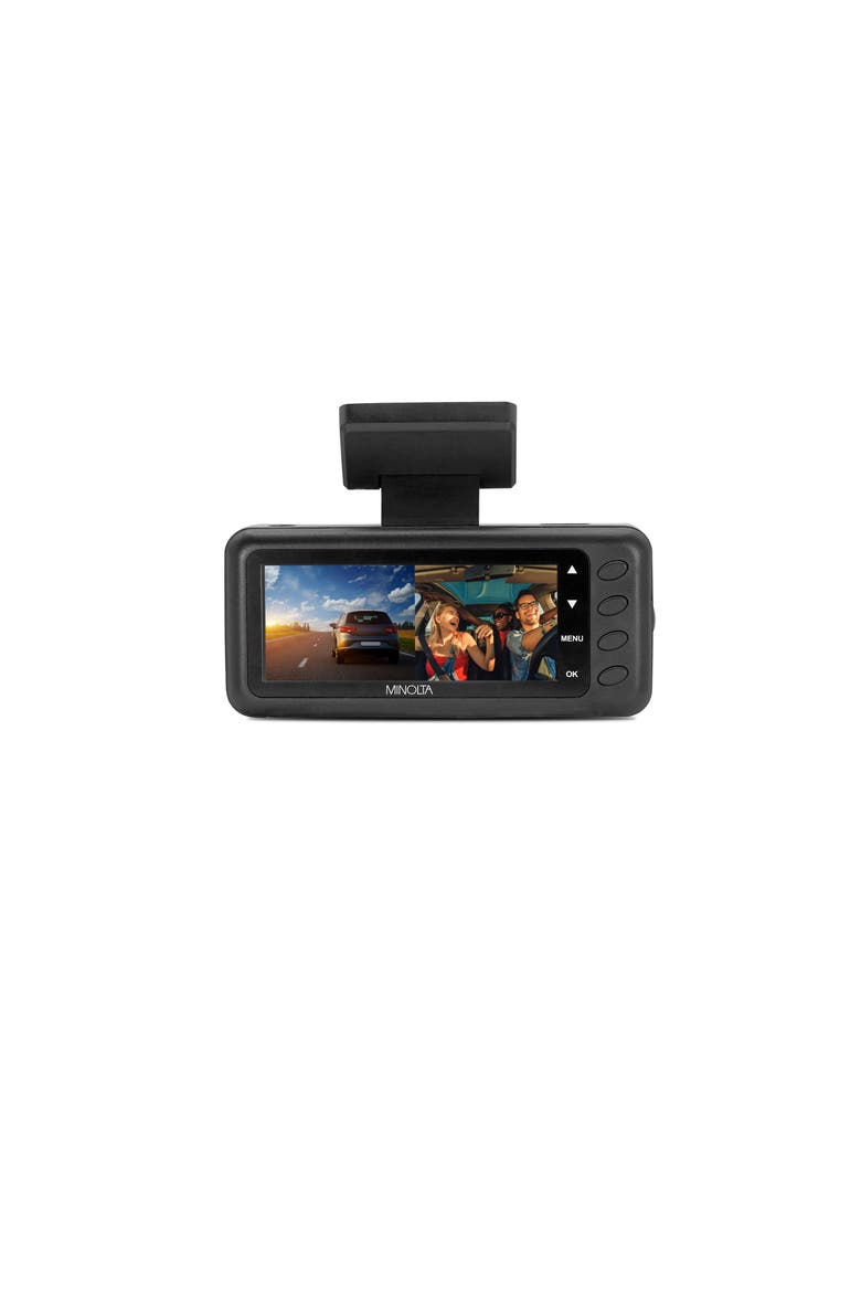 MNCD340WN 2View-2Ch 1080P Dash Cam, Alternate, color, Black