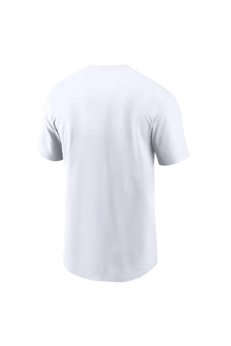 Men's Nike White Chicago Cubs Cooperstown Collection Logo T-Shirt, Alternate, color, White