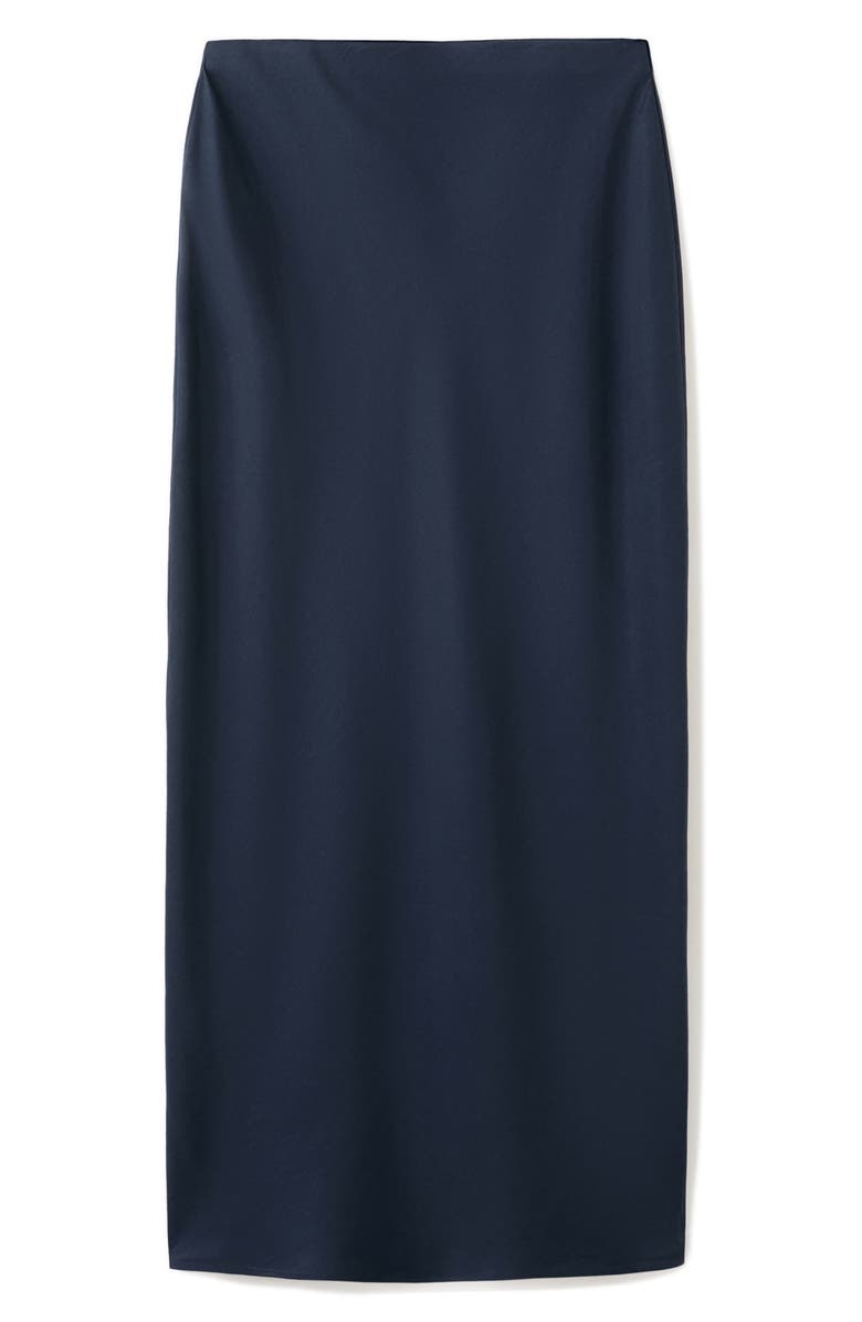MANGO TEEN <p>Bias Cut Maxi Skirt</p>, Alternate, color, Dark Navy