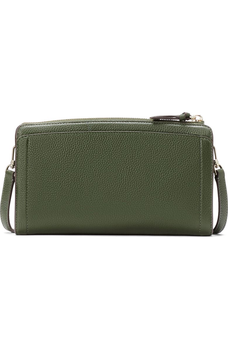 Kate Spade New York knott small leather crossbody bag, Alternate, color, Bonsai Tree