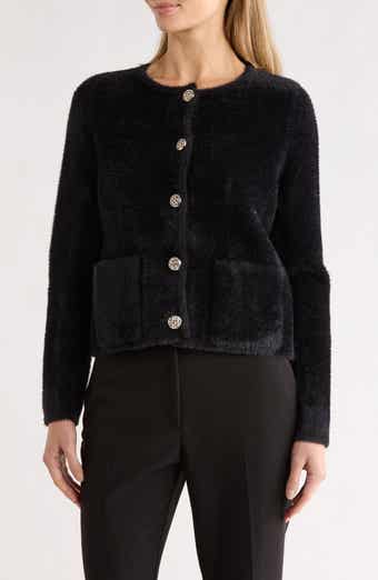 CYRUS Eyelash Knit Cardigan