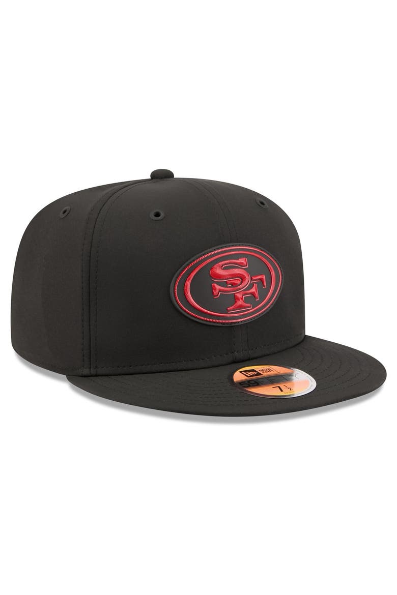 Men's New Era Black San Francisco 49ers 2026 Sideline 59FIFTY Fitted Hat, Alternate, color, Black