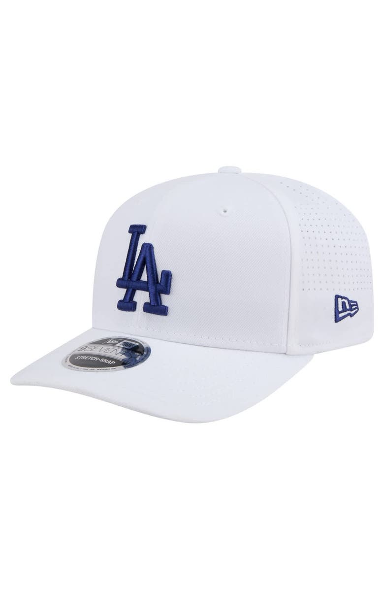 New Era Men's New Era White Los Angeles Dodgers COOLERA 9SEVENTY Adjustable Hat, Main, color, 