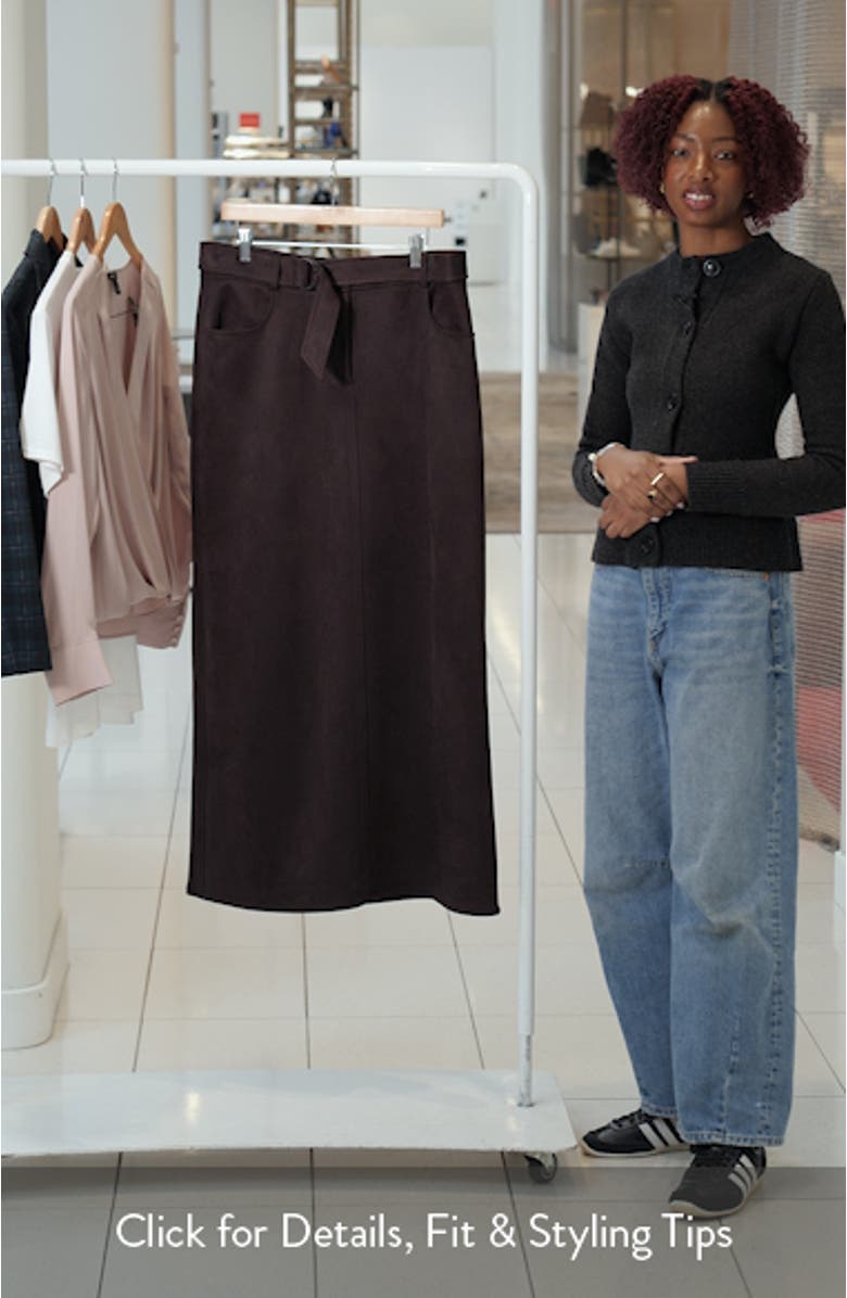 Belted Maxi Skirt, sales video thumbnail