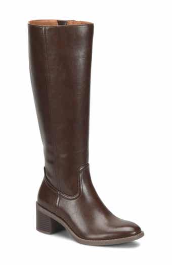 Heidi Knee High Faux Leather Boot