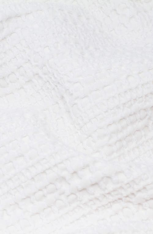 Woven & Weft Waffle Quilted 3-piece Duvet Set In Gray