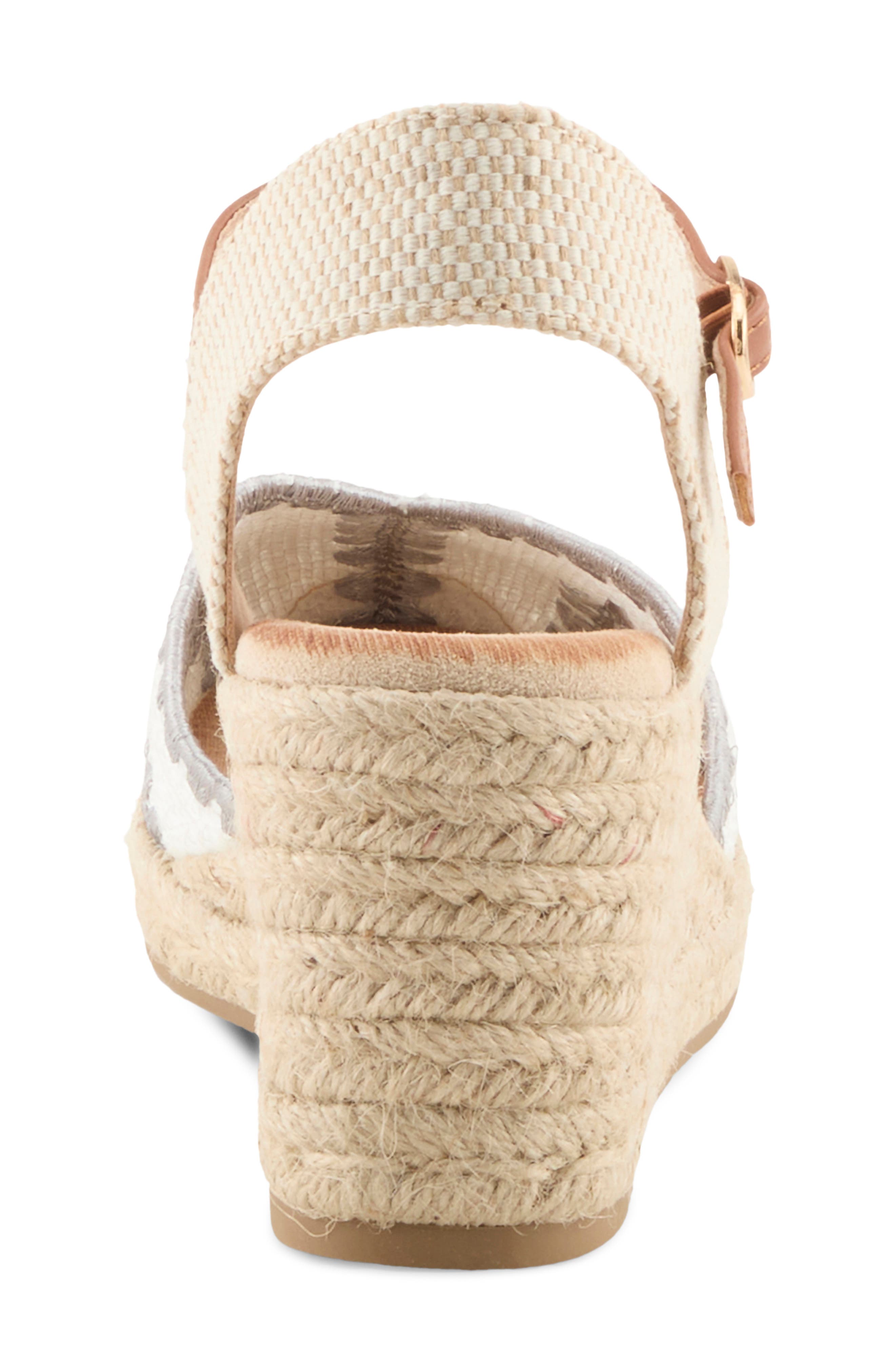 Adrina Espadrille Wedge, Alternate, color, WHITE MULTI