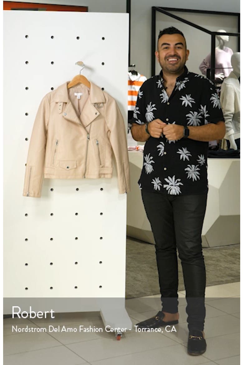Lucky Faux Leather Biker Jacket video