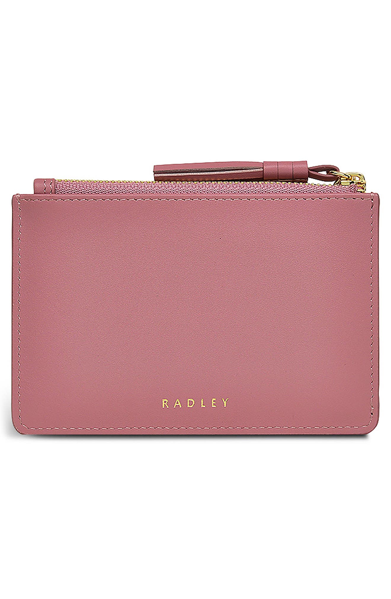 Radley Small Kentucky Derby Zip Wallet, Alternate, color, Sienna
