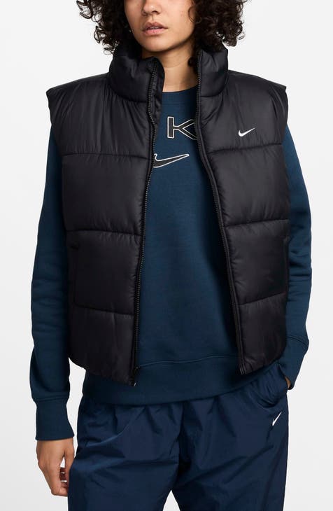 Nike puffer vest womens on sale